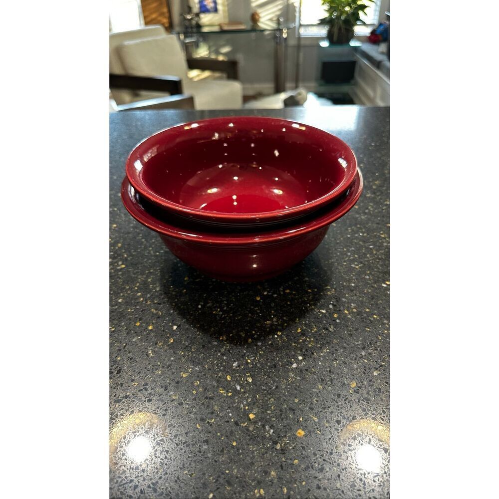 Fiesta Cinnabar Mixing Bowl Set of 2